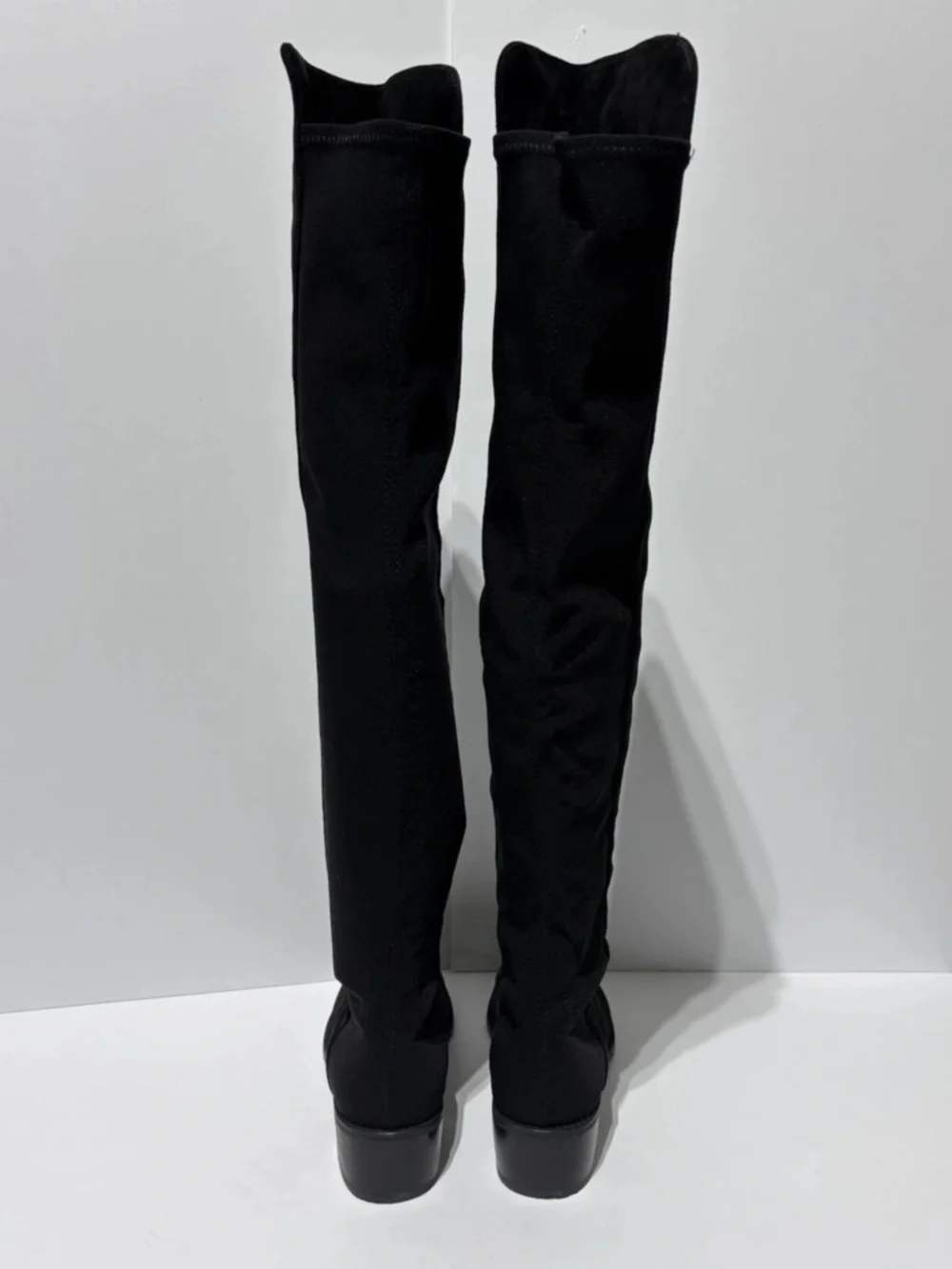 Stuart Weitzman Women’s Reserve Black Suede Over The Knee Boots, Size 8.5 N